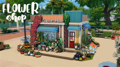 Aneleya🤎 On Twitter Flower Shop🌺 The Sims 4 Ive Built A Tiny