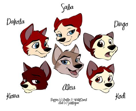 Puppies By Sickrogue On Deviantart Anime Puppy Cartoon Wolf Disney Art