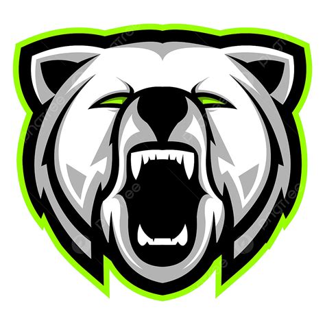 Gambar Desain Logo Beruang Alaska Amerika Kemarahan Png Dan Vektor