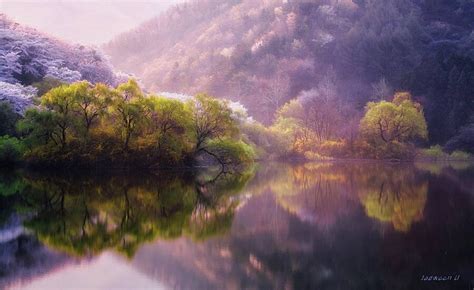 Magnifici Paesaggi Riflessi Della Corea Del Sud Nella Fotografia Di