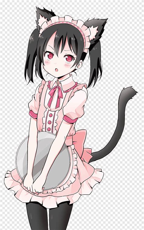 Free Download Anime Black Hair Long Hair Maneki Neko Mammal Black