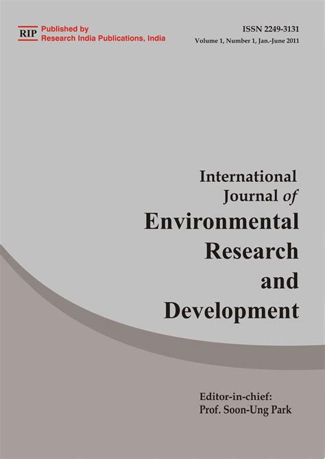 Find the top 100 most popular items in amazon books best sellers. IJERD, International Journal of Environmental Research and ...