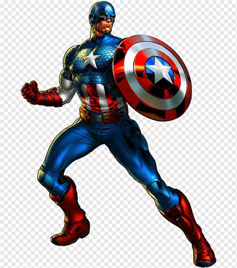 Ilustração Do Capitão América Marvel Avengers Alliance Capitão