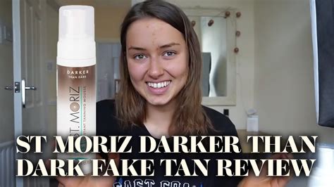 St Moriz Darker Than Dark Fake Tan Review Emilyalice Youtube