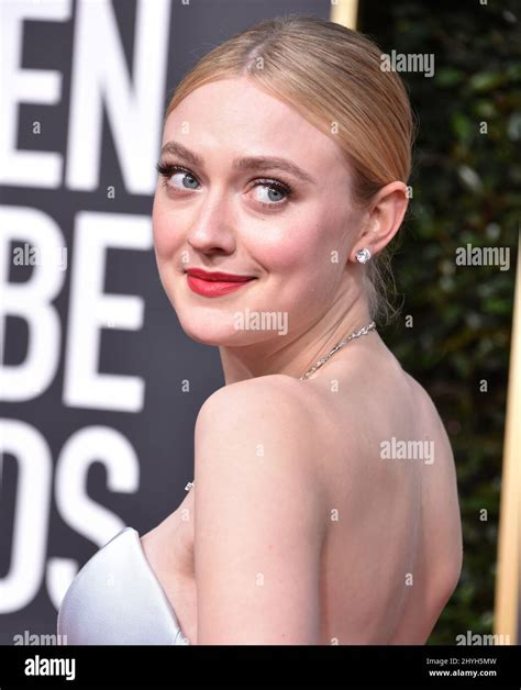 Dakota Fanning At The Th Annual Golden Globe Awards Held At The