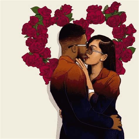Pin By Amanda On Amor Black Couple Art Black Love Artwork Romantic