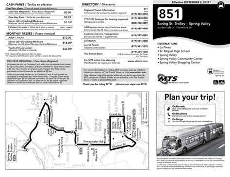 Plan Your Trip San Diego Metropolitan Transit System