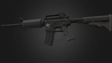 M4a1 Rifle Download Free 3d Model By Erhanmatur 02dc597 Sketchfab