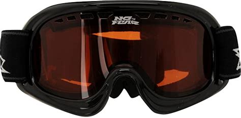 No Fear Adult Ski Goggles Skiing Snowboarding Winter Snow Sports Black