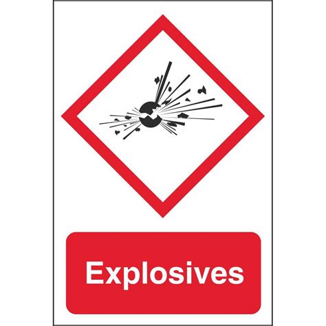 Explosives Ghs Signs Ghs Physical Hazard Industrial Safety Signs