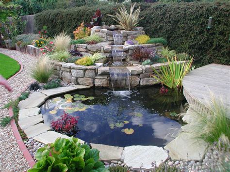 Water Feature Waterfall Koi Carp Pond And Beach Bray Co Wicklow