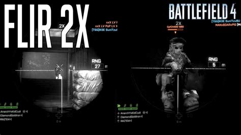 Battlefield 4 Thermal Vision Scope Flir Ir 2x Sight Sks Gameplay