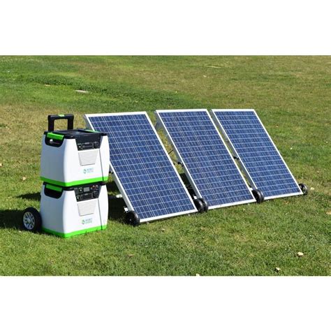 Natures Generator 1800 Watt Solar Powered Portable Generator With