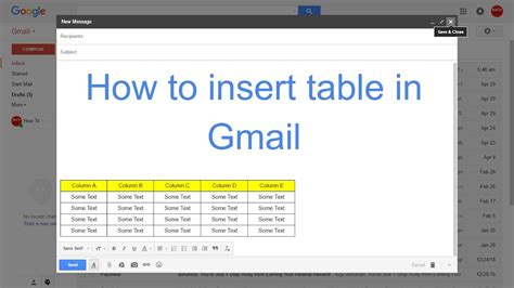 While journalists use this platform to find new stories, you can use this to pitch a story to journalists and get backlinks. How to insert table in Gmail using Google Docs - YouTube