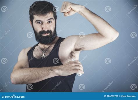 Handsome Man Shaving His Armpit Stock Photos Free And Royalty Free