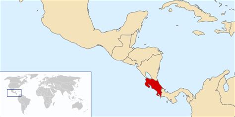 Fiche Carte Didentité Du Pays Costa Rica