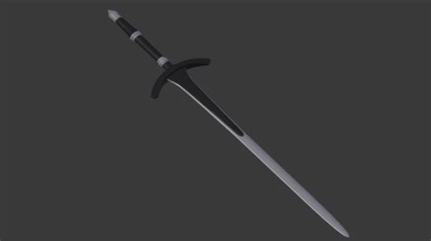 Simple Sword Free 3d Model 3ds Obj Dae Blend Free3d