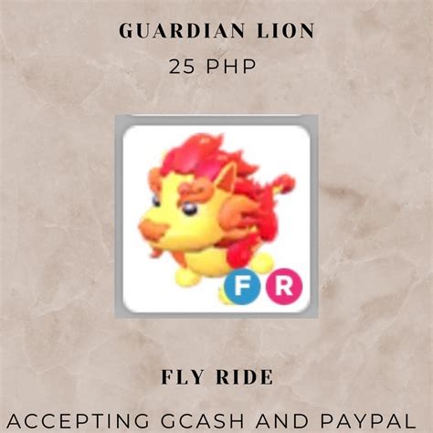 Adopt Me Pets Guardian Lion On Carousell