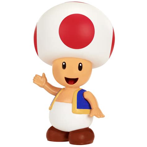 Nintendo Super Mario 4 In Figure Red Toad