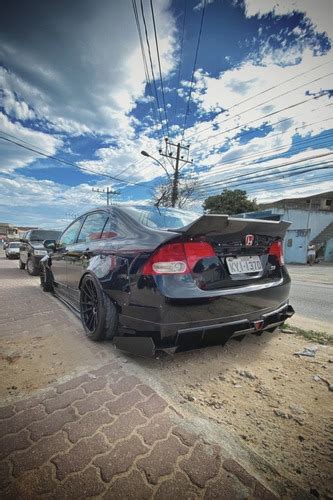 Kit Aerodinâmico Widebody Kit Cwd Para Honda Civic 8th Gen Craw