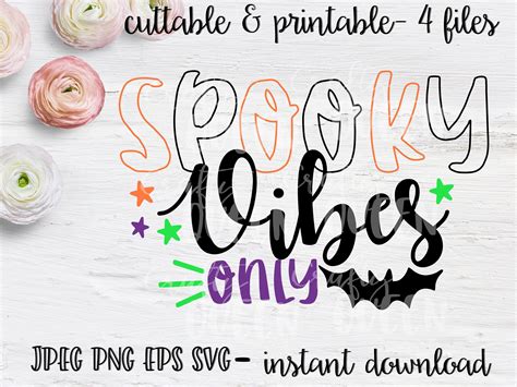 Spooky Vibes SVG by MrsCraftQueen on Etsy Copy Me, Affinity Designer
