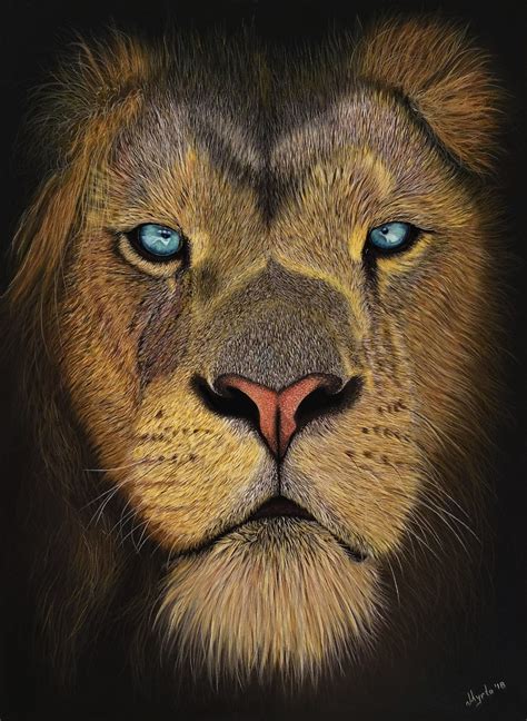 The first is to abstractify something from reality. Lion Fine art print: The King's Gaze. Art print of my lion ...