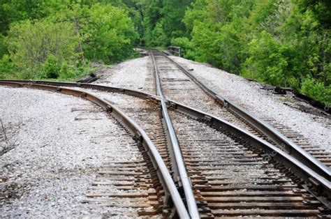 Railroad Tracks Cross — Stock Photo © Lorilynnoliver 4562866