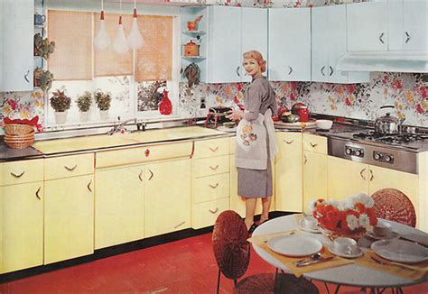 My metal kitchen cabinets are from the 1950s or earlier. Retro Rover: Vintage Outfit Post-Mid Century Modern ...