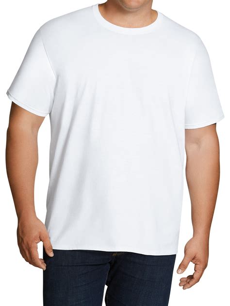 Fruit Of The Loom Fruit Of The Loom Big Men S White Crew T Shirts
