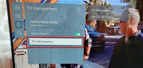 How To Find The Model And Serial Numbers In The Lg Tv Menu Entab
