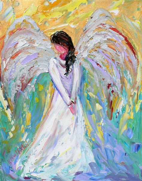 Angel Print Angel Art Canvas Art Angel On Canvas Made From Image Of Past Oil Painting By