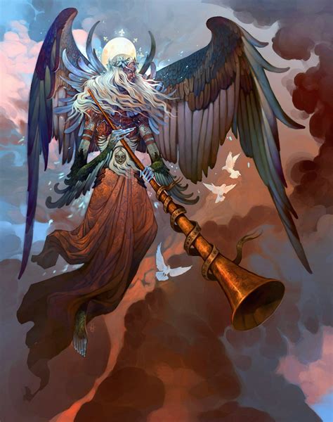 Artstation Archangels Gabriel Dark Fantasy Modern Fantasy