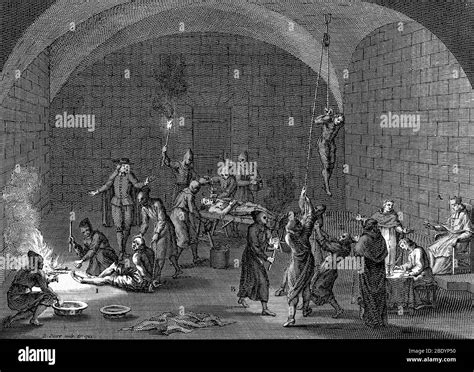 Spanish Inquisition Torture Chamber Stock Photo Alamy