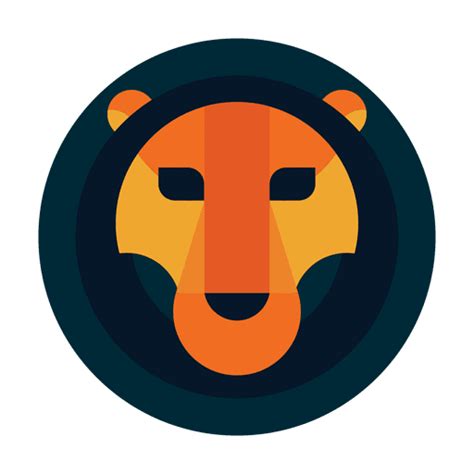 Circle Lion Logo Safari Transparent Png And Svg Vector File
