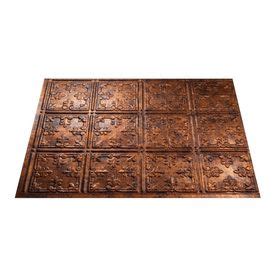 Please log in with your username or email to continue. Fasade 24-1/2-in Moonstone Copper Thermoplastic Multipurpose Backsplash- I want this in my ...