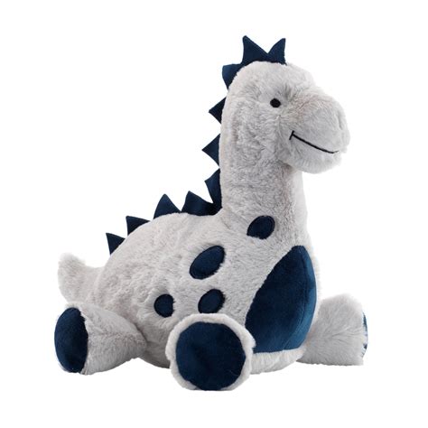 Baby Dino Bluegray Plush Dinosaur Stuffed Animal Toy Spike