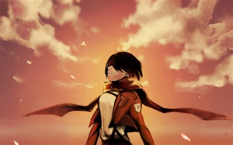 Shingeki No Kyojin Mikasa Ackerman Art Wallpaper Hd Anime 4k