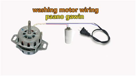 Wiring Washing Machine Motor For Project