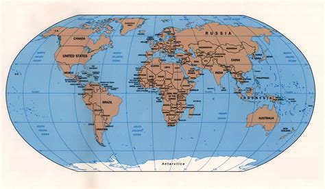 Printable Detailed Interactive World Map With Countries Pdf