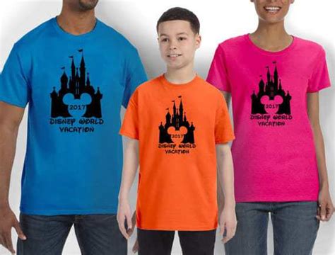 Silk screen printing, embroider, sublimation, heat transfer color: Family Vacation Ideas T Shirt - T Shirt Design - Hub92Prints