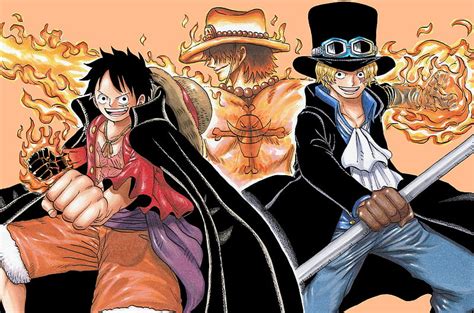 2k Free Download One Piece Monkey D Luffy Portgas D Ace Sabo
