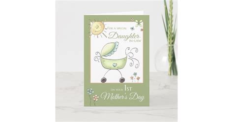 1st Mothers Day Special Daughter In Law Card