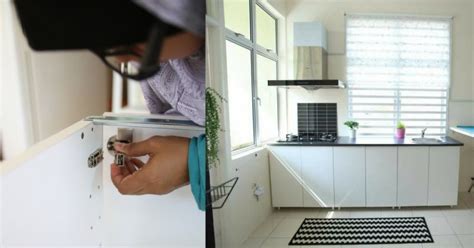 Desain kabinet dapur dengan bukaan ke samping ini adalah yang paling umum digunakan. (GAMBAR) Wanita Ini Tunjuk Cara Untuk Bina Kabinet Dapur ...
