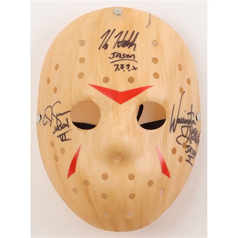 Kane Hodder C J Graham Warrington Gillete Signed Friday The Th Mask With Character