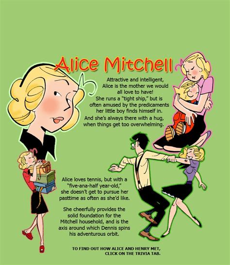 Alice Mitchell Dennis The Meance Pinterest