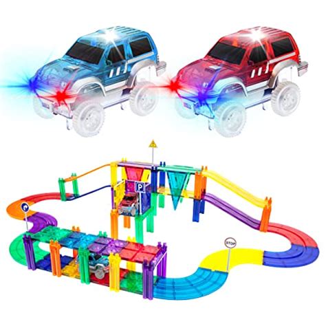 Picassotiles Piece Race Car Track Building Block Educational Toy Set