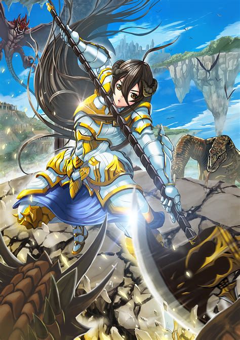 Knight Anime Girl Warrior