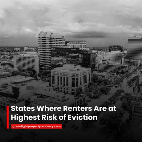 An Aerial View Of A City With The Words States Where Renters Are At
