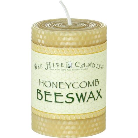 3 X 4 Honeycomb Beeswax Pillar Candle
