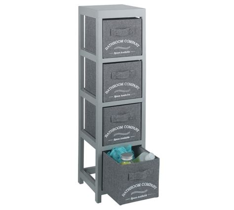 With a variety of colors and styles, you are sure to complement your bathroom decor. Buy Collection 4 Drawer Canvas Bathroom Storage Units ...